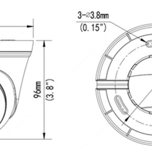 IPD-3614LSA-28F SMART IP Dóm kamera