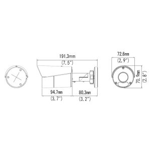 IPW-2124LSA-28F SMART IP csőkamera