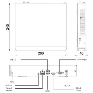 NVR-301-04LH hálózati rögzítő